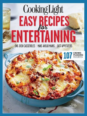 cover image of Easy Recipes for Entertaining